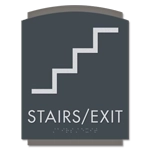 Stairs / Exit Sign w/Symbol