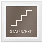 Stairs / Exit Sign w/Symbol
