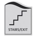 Stairs / Exit Sign w/Symbol