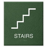 Stairs Sign w/Symbol