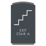 Stairway Exit Sign - DC Compliant