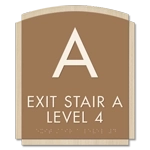 Stairway ID Sign - NYC Compliant