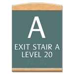 Stairway ID Sign - NYC Compliant