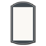 Vertical Message / Evac Holder for 11" x 17" paper