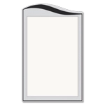 Vertical Message / Evac Holder for 11" x 17" Paper