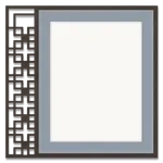 Vertical Message / Evac Holder for 11" x 8.5" Paper