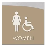 Women Sign w/Female & ISA Symbols