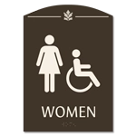 Women Sign w/Female & ISA Symbols