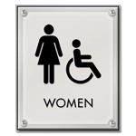 Women Sign w/Female & ISA Symbols