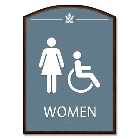 Women Sign w/Female & ISA Symbols