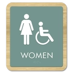 Women Sign w/Female & ISA Symbols