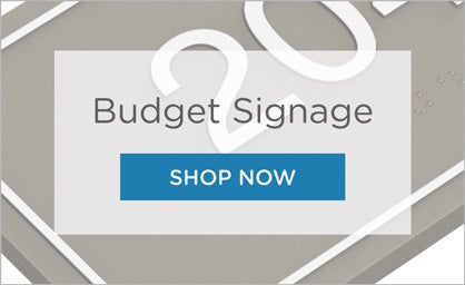 Budget Signage