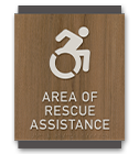 Refuge Area Signs
