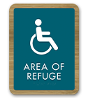 Refuge Area Signs