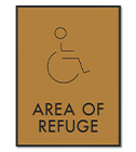 Refuge Area Signs