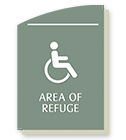 Refuge Area Signs