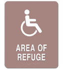 Refuge Area Signs