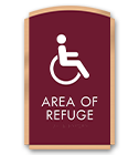Refuge Area Signs