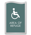 Refuge Area Signs