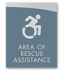 Refuge Area Signs