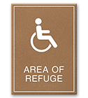 Refuge Area Signs