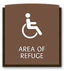 Refuge Area Signs