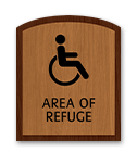 Refuge Area Signs