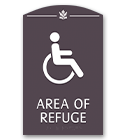 Refuge Area Signs