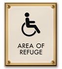 Refuge Area Signs