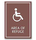 Refuge Area Signs