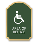 Refuge Area Signs