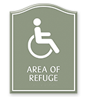 Refuge Area Signs