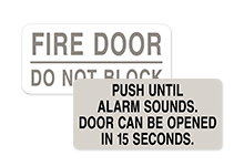 Fire Door Signs