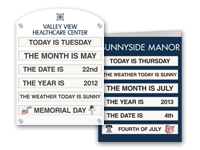 Schedule/Reality Displays
