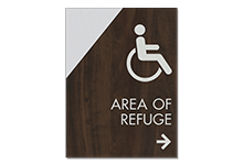 Refuge Area Signs