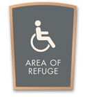 Refuge Area Signs
