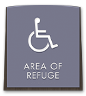 Refuge Area Signs