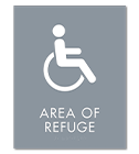 Refuge Area Signs