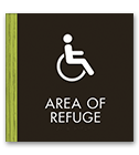 Refuge Area Signs